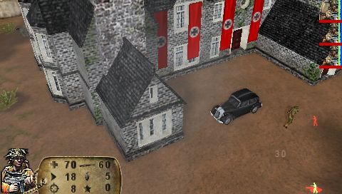 Pantallazo de Legends of War: Pattons Campaign para PSP