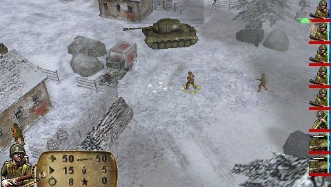 Pantallazo de Legends of War: Pattons Campaign para PSP