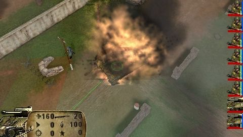 Pantallazo de Legends of War: Pattons Campaign para PSP