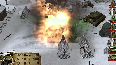 Pantallazo de Legends of War: Pattons Campaign para PSP
