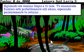 Pantallazo de Leisure Suit Larry 3: Passionate Patti in Pursuit of the Pulsating Pectorals   para PC