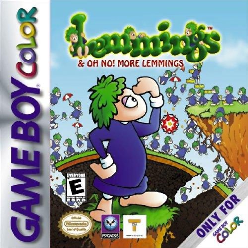 Caratula de Lemmings & Oh No! More Lemmings para Game Boy Color