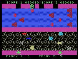 Pantallazo de Les Voitures dans Autoroute para MSX