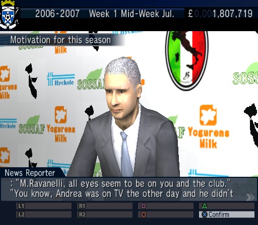 Pantallazo de Let's Make a Soccer Team! para PlayStation 2