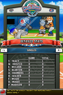 Pantallazo de Little League World Series Baseball 2009 para Nintendo DS