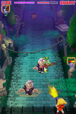 Pantallazo de Little Red Riding hoods Zombie BBQ para Nintendo DS