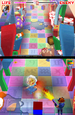 Pantallazo de Little Red Riding hoods Zombie BBQ para Nintendo DS