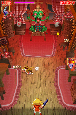 Pantallazo de Little Red Riding hoods Zombie BBQ para Nintendo DS