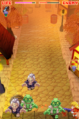 Pantallazo de Little Red Riding hoods Zombie BBQ para Nintendo DS
