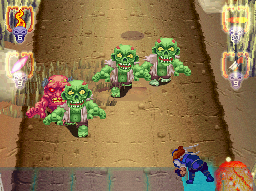 Pantallazo de Little Red Riding hoods Zombie BBQ para Nintendo DS