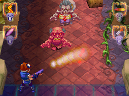 Pantallazo de Little Red Riding hoods Zombie BBQ para Nintendo DS