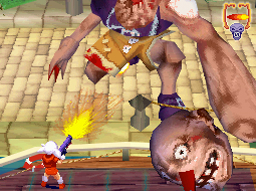 Pantallazo de Little Red Riding hoods Zombie BBQ para Nintendo DS