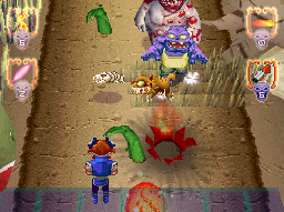 Pantallazo de Little Red Riding hoods Zombie BBQ para Nintendo DS