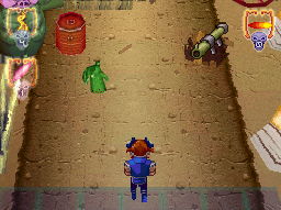 Pantallazo de Little Red Riding hoods Zombie BBQ para Nintendo DS
