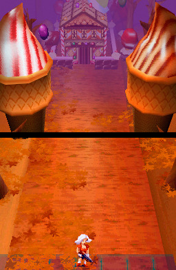 Pantallazo de Little Red Riding hoods Zombie BBQ para Nintendo DS
