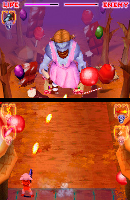 Pantallazo de Little Red Riding hoods Zombie BBQ para Nintendo DS