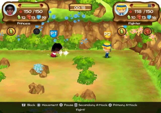 Pantallazo de Little Tournament Over Yonder (Wii Ware) para Wii