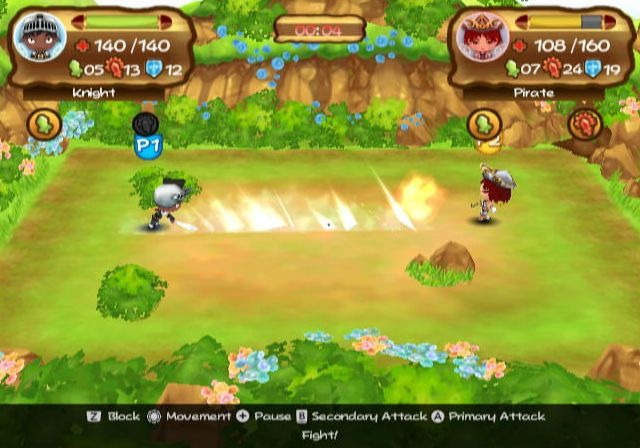 Pantallazo de Little Tournament Over Yonder (Wii Ware) para Wii
