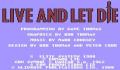 Live and Let Die