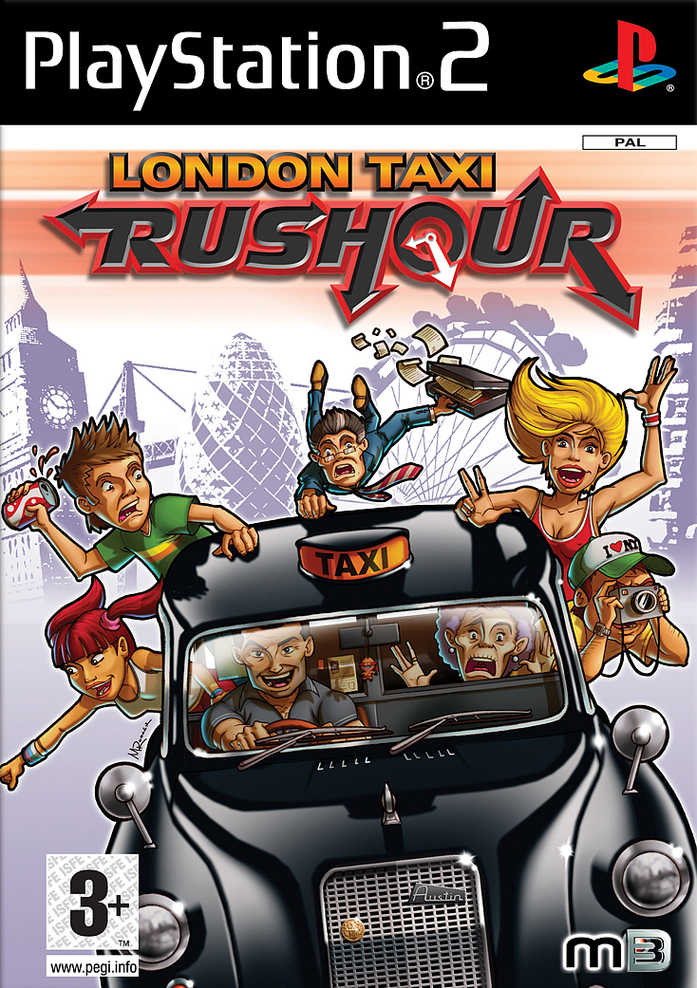 Caratula de London Taxi Rush Hour para PlayStation 2