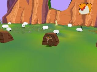 Pantallazo de Looney Tunes: Sheep, Dog 'n' Wolf para PlayStation