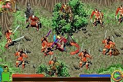 Pantallazo de Lord of the Rings, The: The Return of the King para Game Boy Advance