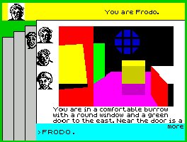 Pantallazo de Lord of the Rings para Spectrum