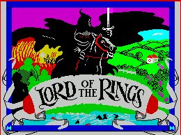 Pantallazo de Lord of the Rings para Spectrum