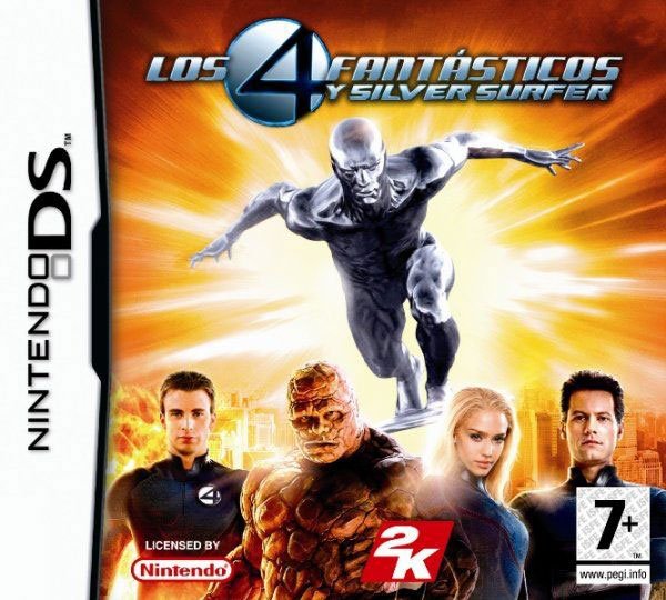 Caratula de Los 4 Fantasticos Y Silver Surfer para Nintendo DS