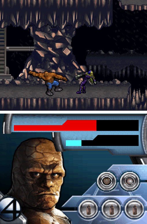 Pantallazo de Los 4 Fantasticos Y Silver Surfer para Nintendo DS