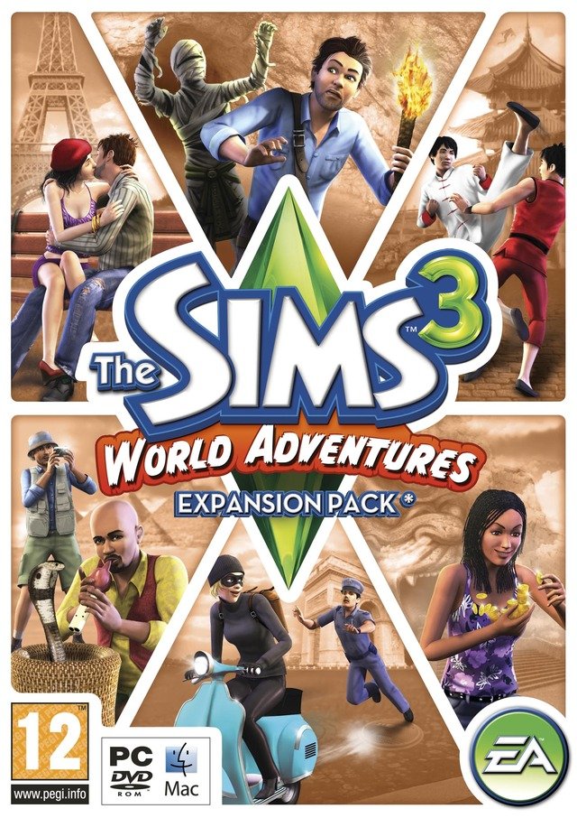 Caratula de Los Sims 3: Trotamundos para PC