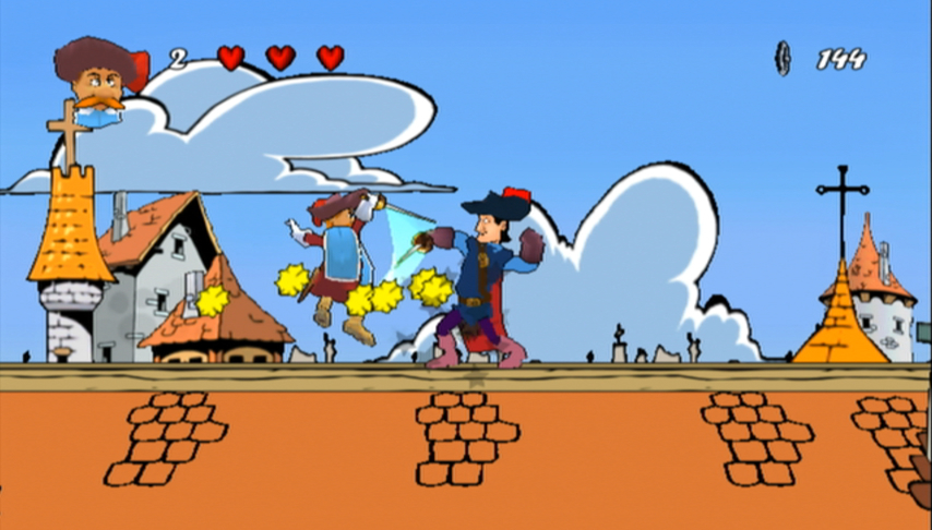 Pantallazo de Los Tres Mosqueteros (Wii Ware) para Wii