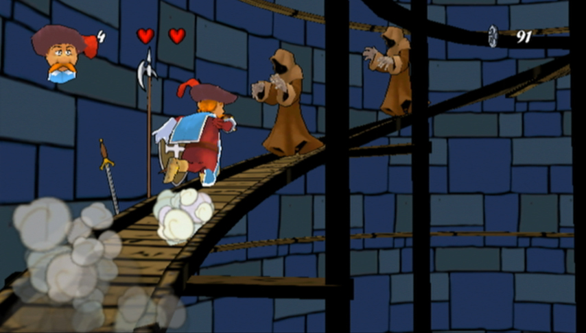 Pantallazo de Los Tres Mosqueteros (Wii Ware) para Wii