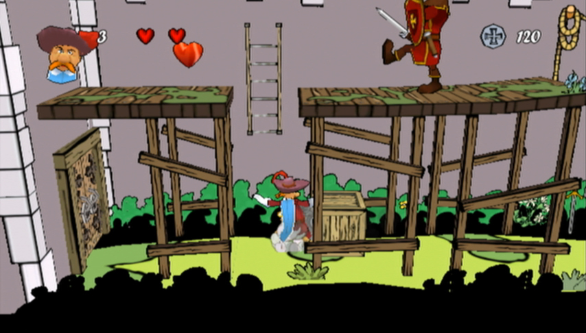 Pantallazo de Los Tres Mosqueteros (Wii Ware) para Wii