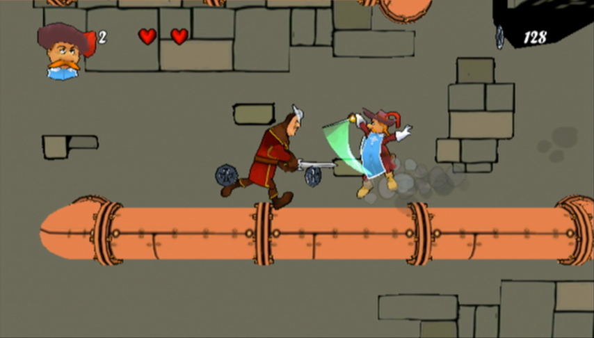 Pantallazo de Los Tres Mosqueteros (Wii Ware) para Wii