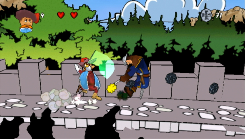 Pantallazo de Los Tres Mosqueteros (Wii Ware) para Wii