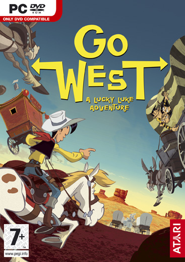 Caratula de Lucky Luke : Go West para PC