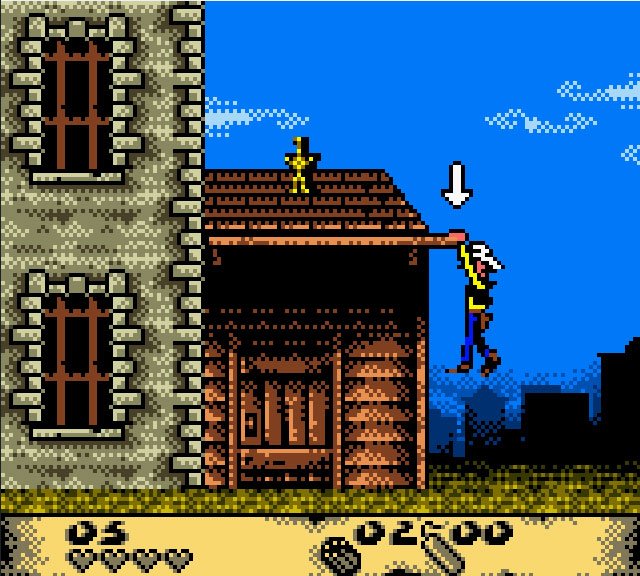Pantallazo de Lucky Luke - Desperado Train para Game Boy Color