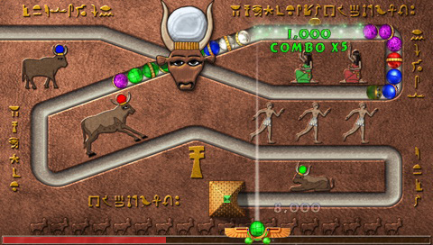 Pantallazo de Luxor: The Wrath of Set para PSP
