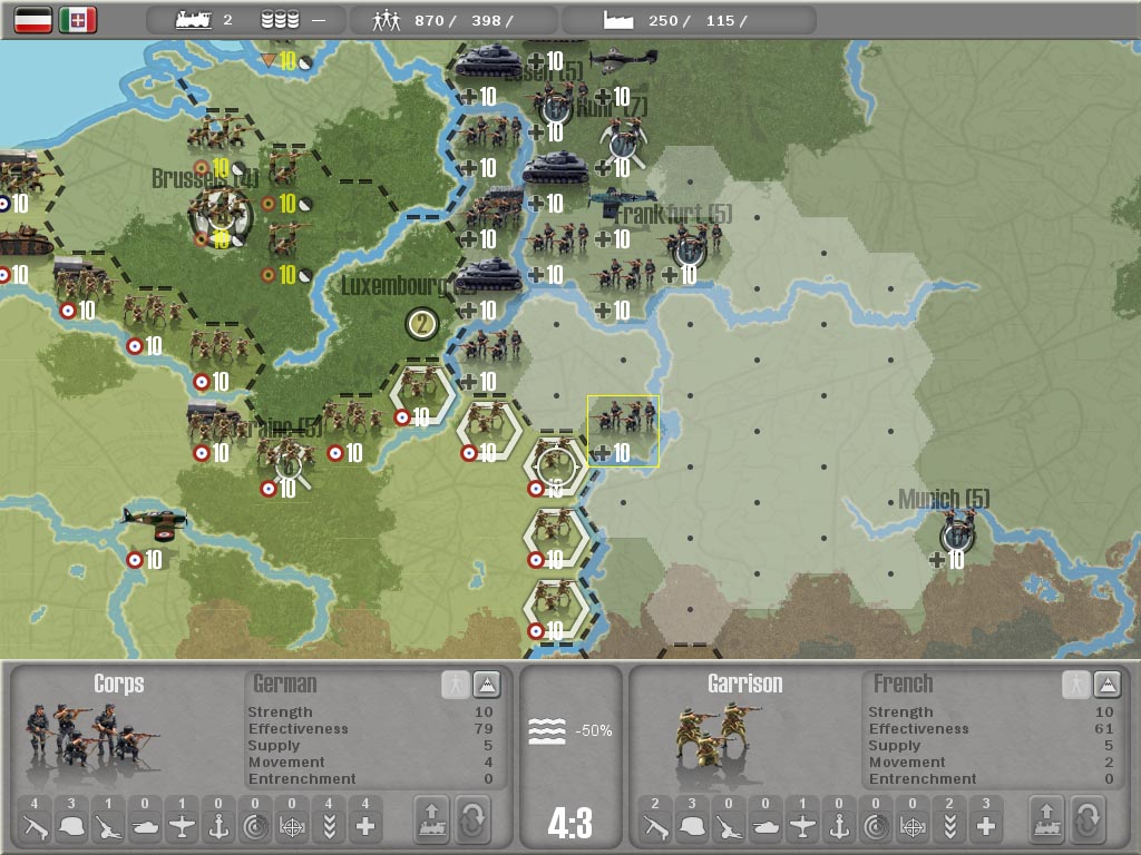 Pantallazo de MILITARY HISTORY Commander Europe at War para PC