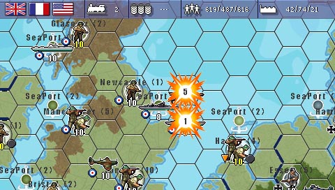 Pantallazo de MILITARY HISTORY Commander Europe at War para PSP