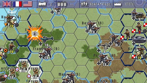 Pantallazo de MILITARY HISTORY Commander Europe at War para PSP