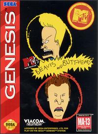 Caratula de MTV's Beavis and Butt-head para Sega Megadrive