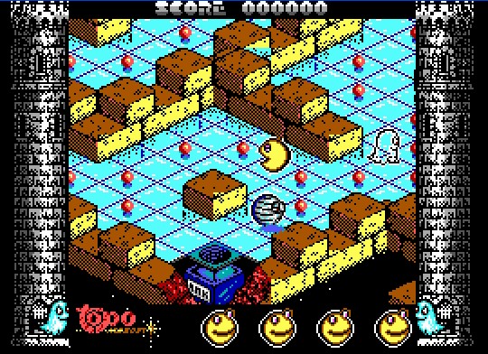 Pantallazo de Mad Mix en el Castillo de los Fantasmas para PC