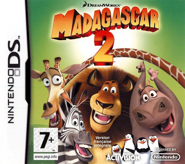 Caratula de Madagascar 2: El Videojuego para Nintendo DS