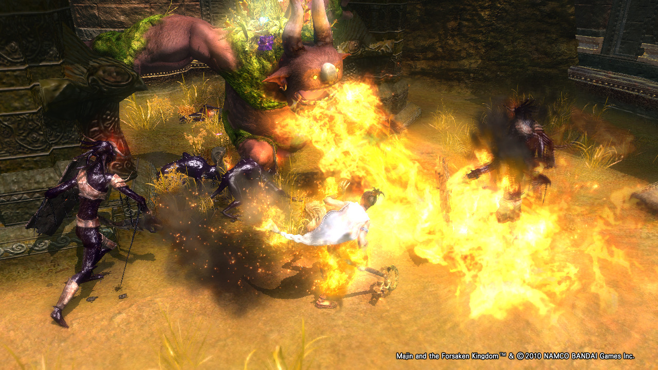 Pantallazo de Majin and the Forsaken Kingdom para Xbox 360