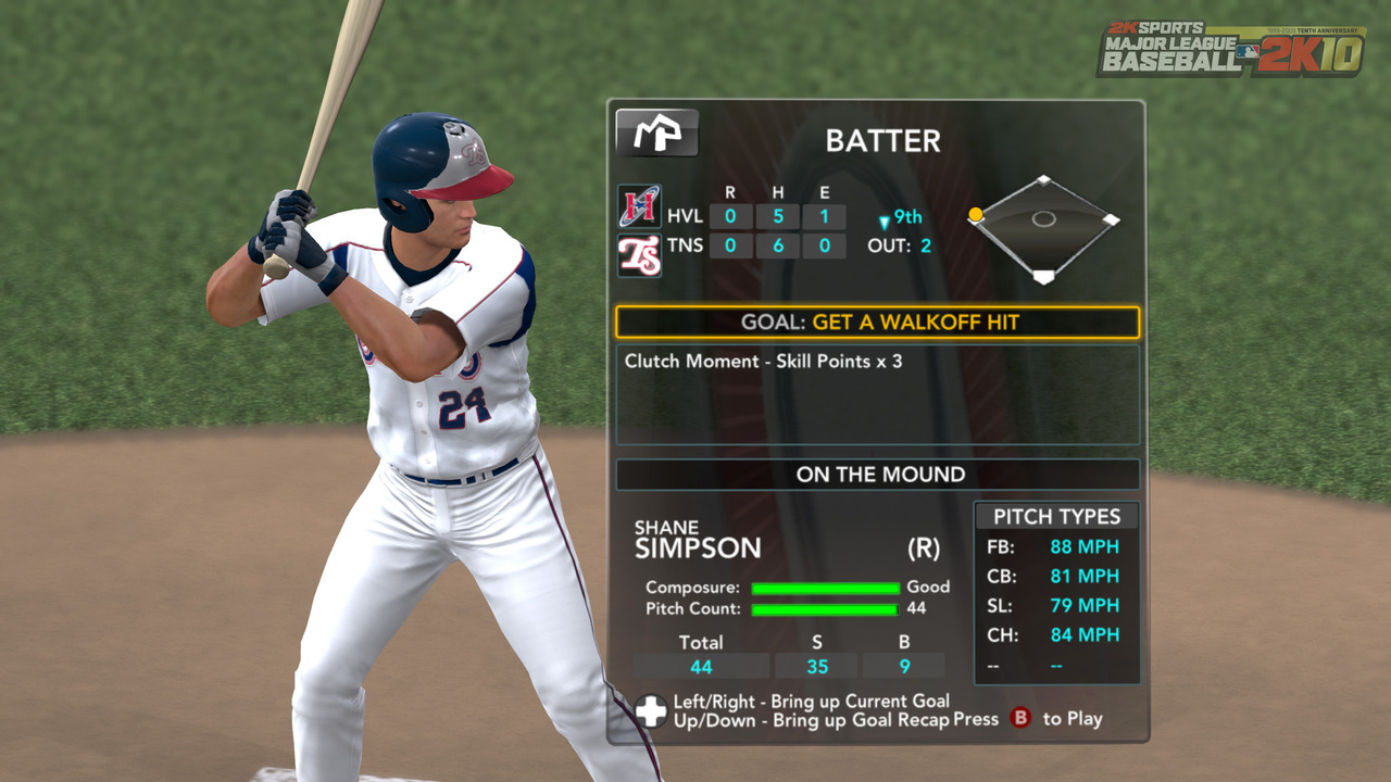 Pantallazo de Major League Baseball 2K10 para Xbox 360