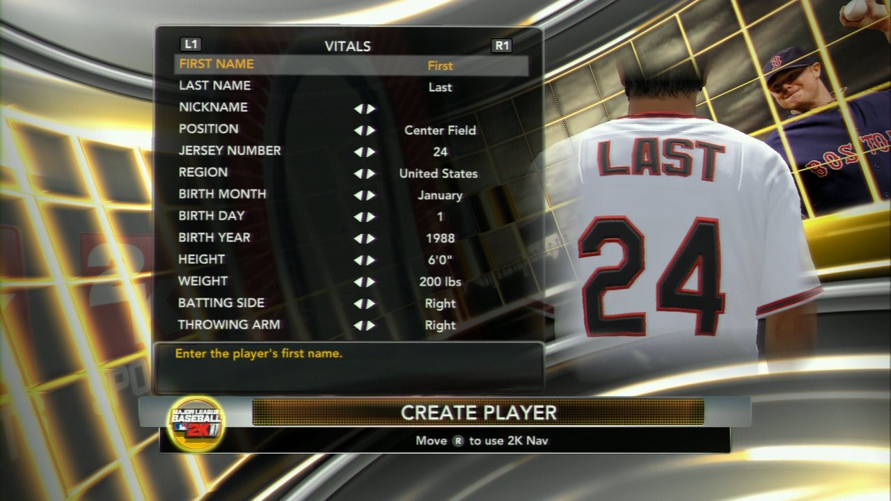 Pantallazo de Major League Baseball 2K11 para PlayStation 3