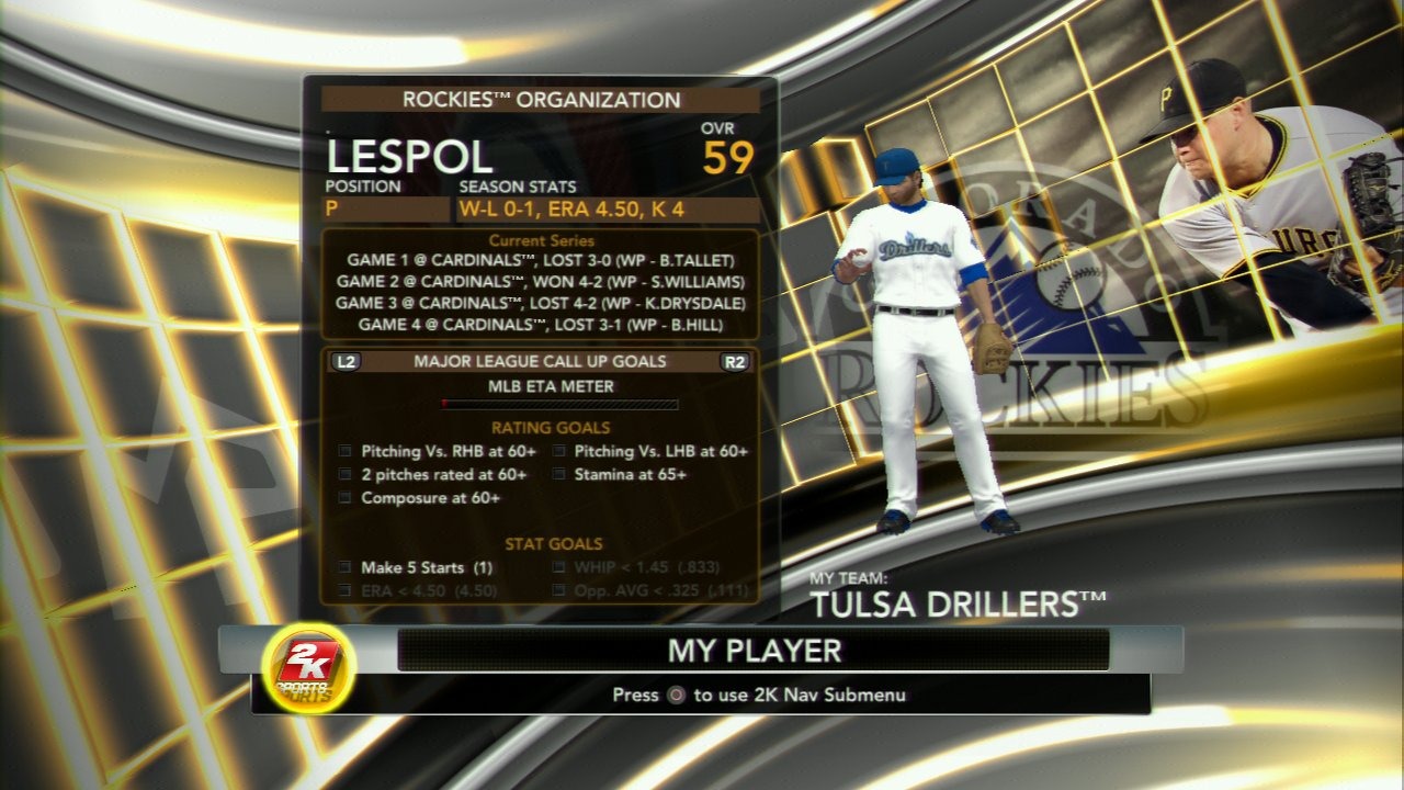 Pantallazo de Major League Baseball 2K11 para PlayStation 3