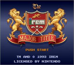 Pantallazo de Major Title (Japonés) para Super Nintendo